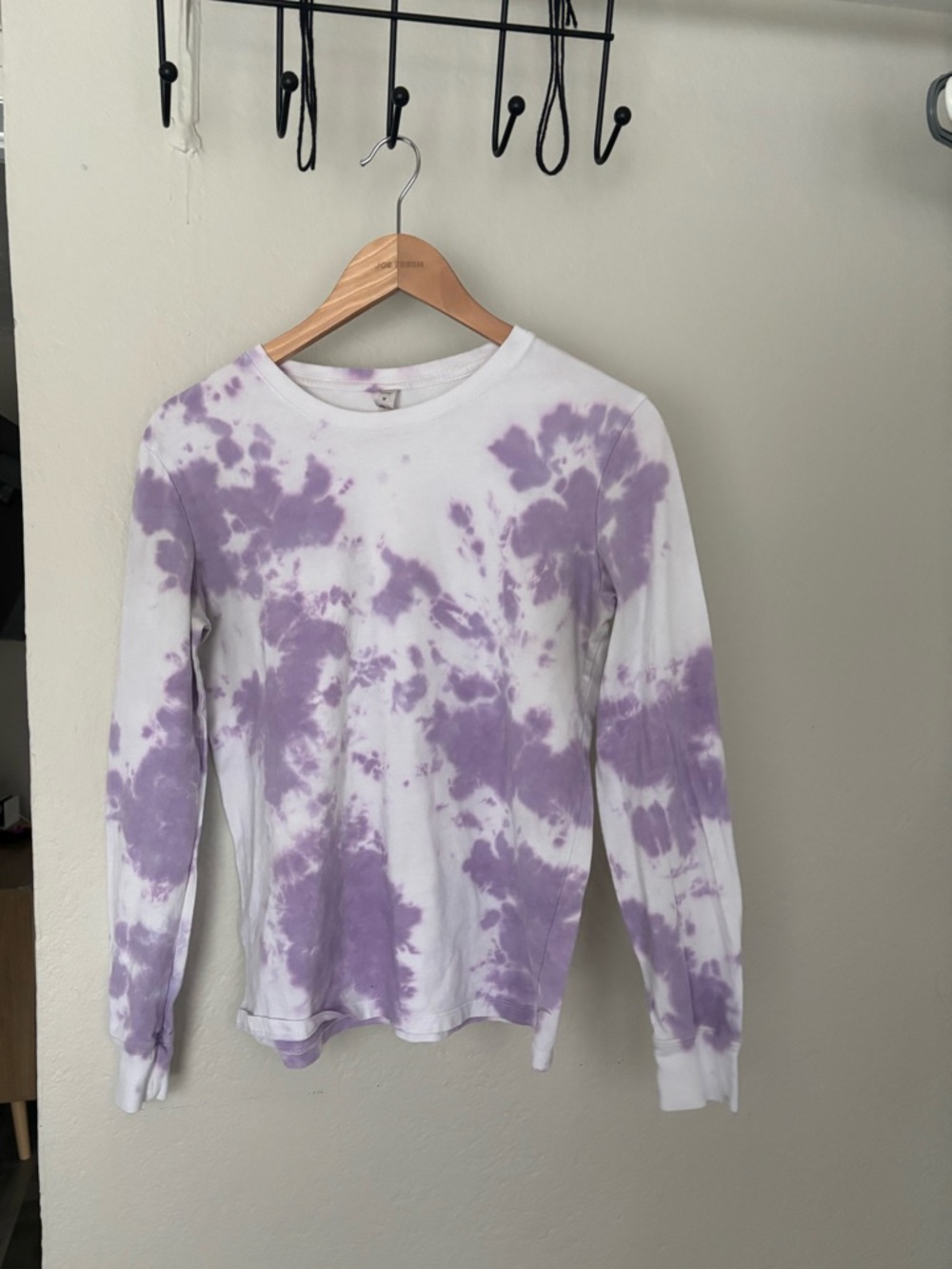 Zyia Active Purple Hendrix Tie-Dye Long Sleeve Tee | Size M | Great Condition - Picture 3 of 5